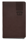Burgundy faux leather address book