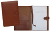 british tan forever leather planners inside
