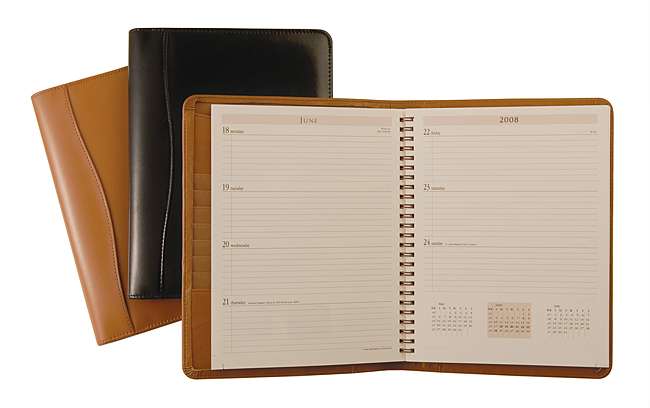 Leather Planners, Calendars